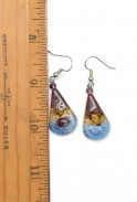Glass Teardrop Earrings